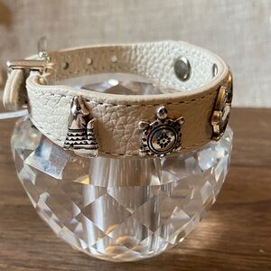 Brighton Dessert Friends Leather bracelet Silver Accents Southwest